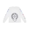 Biała koszulka z długim rękawem Chrome Hearts