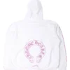 Bluza z kapturem CH w fioletowym brokacie