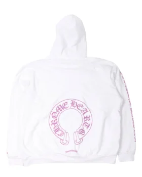 Bluza z kapturem CH w fioletowym brokacie
