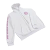 Bluza z kapturem CH w fioletowym brokacie
