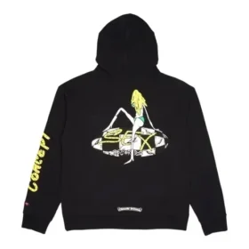 Bluza z kapturem Chrome Hearts Black Matty Concept