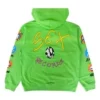 Bluza z kapturem Chrome Hearts Green Matty Boy Sex Records