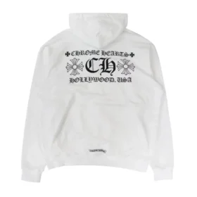 Bluza z kapturem Chrome Hearts Hollywood Patchwork