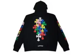 Bluza z kapturem Chrome Hearts Multi Color Cross Cemetery