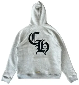 Bluza z kapturem Chrome Hearts Triple Cross „Grey”
