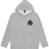 Bluza z kapturem Chrome Hearts Triple Leather Cross Zip up