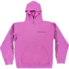 Bluza z kapturem Chrome Hearts X Matty Boy Web w kolorze fioletowym