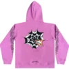 Bluza z kapturem Chrome Hearts X Matty Boy Web w kolorze fioletowym