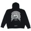 Bluza z kapturem i zamkiem Chrome Hearts Foti Harris Teeter Space Black Suit
