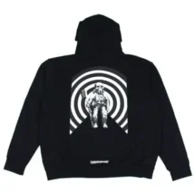 Bluza z kapturem i zamkiem Chrome Hearts Foti Harris Teeter Space Black Suit