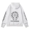 Bluza z kapturem i zamkiem Chrome Hearts Los Angeles