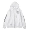 Bluza z kapturem i zamkiem Chrome Hearts Los Angeles