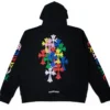 Bluza z kapturem z zamkiem błyskawicznym CH Script Multicolor Cemetery Cross