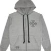 Bluzy z kapturem Chrome Hearts Framed Plus Cross