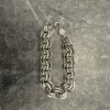 Bransoletka z podwójnym pierścieniem B marki Chrome Hearts Bransoletka z podwójnym pierścieniem B marki Chrome Hearts