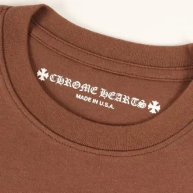 Brązowa koszulka Chrome Hearts