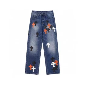 Chrome Hearts Blue Cross Jeansy