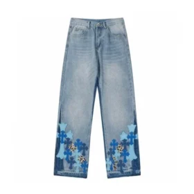 Chrome Hearts Criss Cross Bootcut Jeansy
