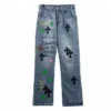 Chrome Hearts Graffiti Red Lips Jeansy
