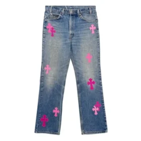 Chrome Hearts Jeansy damskie w kolorze różowym