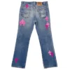 Chrome Hearts Jeansy damskie w kolorze różowym