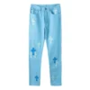Chrome Hearts Jeansy w kolorze jasnoniebieskim