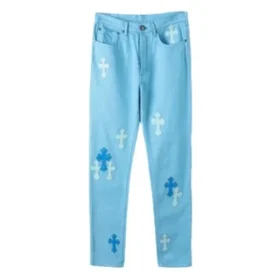 Chrome Hearts Jeansy w kolorze jasnoniebieskim