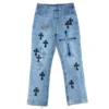 Chrome Hearts Jeansy z napisem