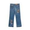 Chrome Hearts Levi’s Jeansy z naszywką w kształcie gwiazdy – niebieskie