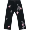 Chrome Hearts Multi Color Cross Jeansy