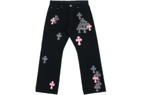 Chrome Hearts Multi Color Cross Jeansy