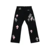 Chrome Hearts Multi Color Cross Jeansy