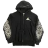 Chrome Hearts Rzadka bluza z kapturem na zamek z motywem Floral Cross i krzyżem Foti