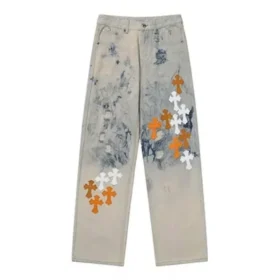 Chrome Hearts St Barth Tie Dye Jeansy
