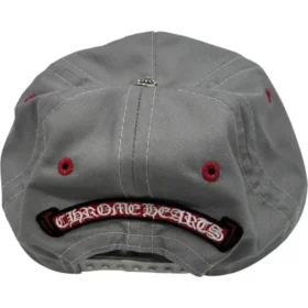 Czapka 5-panelowa Chrome Hearts Gas Station w kolorze szarym