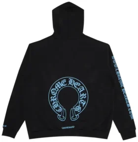 Czarna bluza z kapturem Chrome Hearts dostępna wyłącznie online