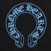 Czarna bluza z kapturem Chrome Hearts dostępna wyłącznie online
