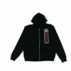 Czarna bluza z kapturem Chrome Hearts Foti Jarvis Block Zip
