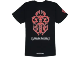 Czarna koszulka Chrome Hearts