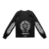 Czarna koszulka z długim rękawem Chrome Hearts