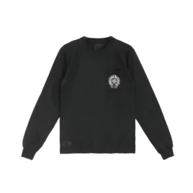 Czarna koszulka z długim rękawem Chrome Hearts