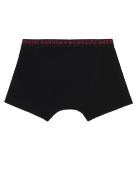 Czarne bawełniane bokserki Chrome Hearts