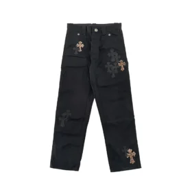 Czarne Jeansy Chrome Hearts