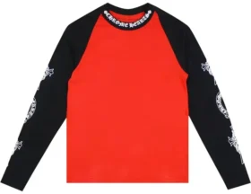 Czarno-czerwona koszula Chrome Hearts