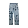 Dżinsy Chrome Hearts Cross Dżinsy Chrome Hearts Cross