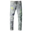 Dżinsy skinny z naszywkami w kształcie krzyża Chrome Hearts Cross Patch