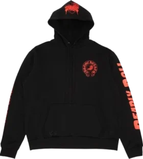 Ekskluzywna bluza z kapturem Chrome Hearts X Deadly Doll
