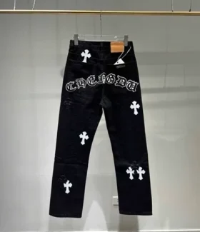 Jeansy Chrome Hearts Black White Label