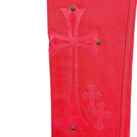 Jeansy Chrome Hearts Levi’s z Cross Patch w kształcie krzyża