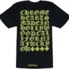 Koszulka Chrome Hearts Made in Hollywood, czarna